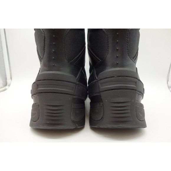 Terra Superfeet Black Leather Tactical Lace Up High Ankle Boots Shoes Men's 13 - Picture 10 of 11